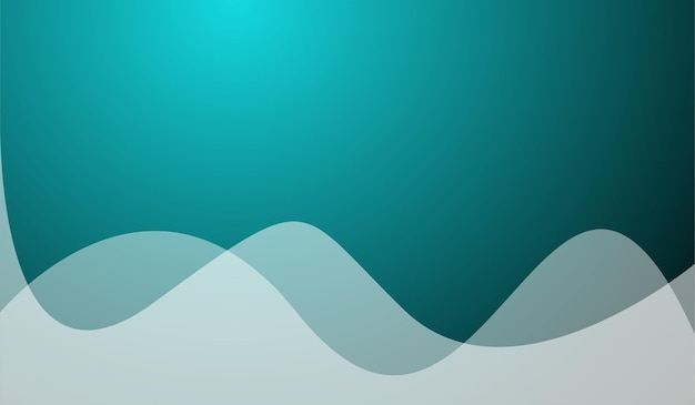 Vector gradient background wave minimalist style