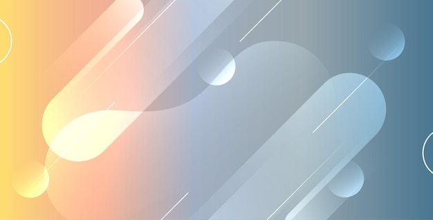 Vector gradient background web banner design