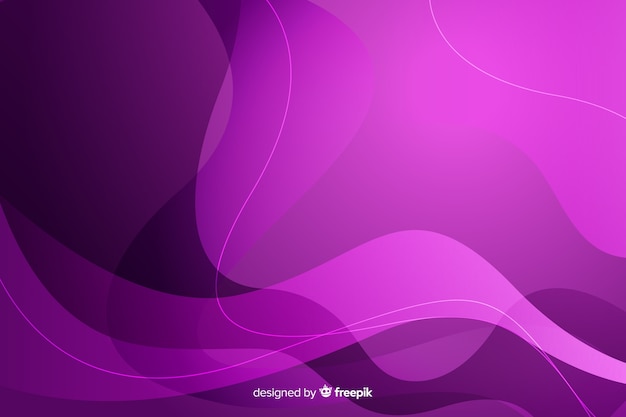 Vector gradient background with dynamic shapes