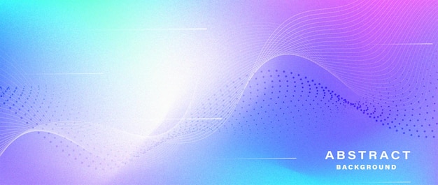 Gradient background with wavy lines