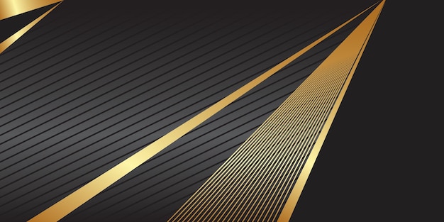 gradient black and gold line background