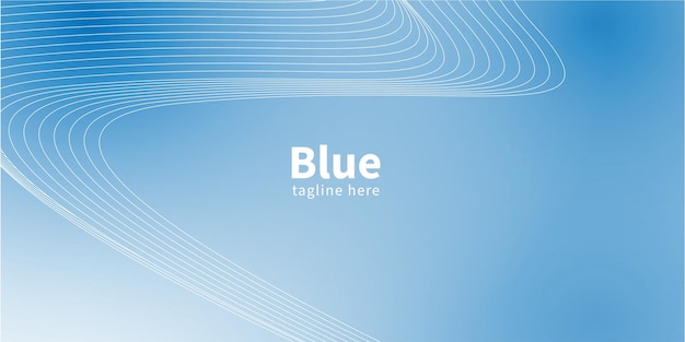 Gradiënt blauwe lijn achtergrond