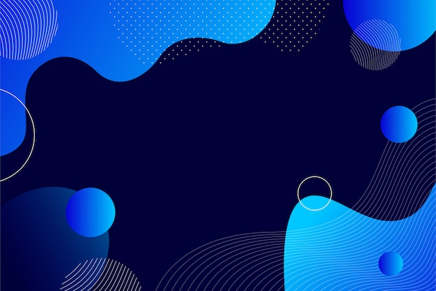 Gradient blue abstract geometric background