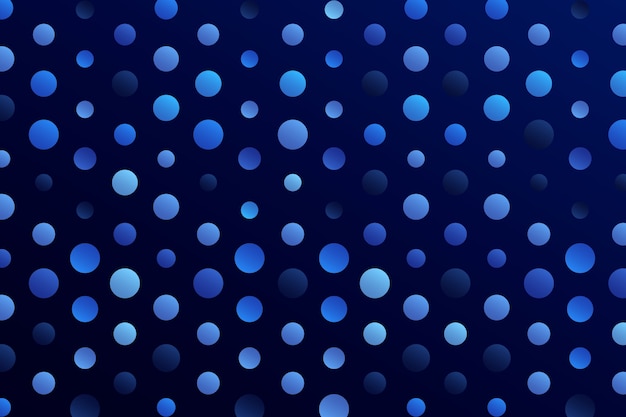 Vector gradient blue dot background