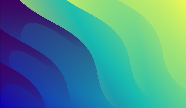 Gradient blue green colorful background modern abstract