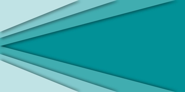 Vector gradient blue paper cut background.