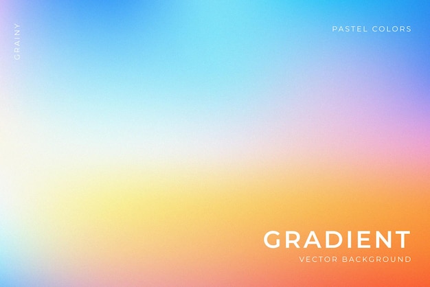 Vector gradient blur color grainy background design