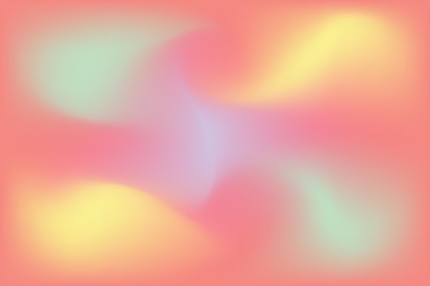 Vector gradient blur colorful abstract background