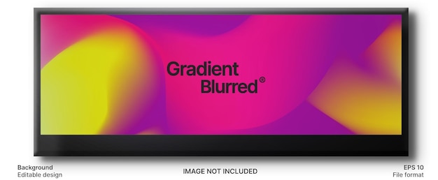 Gradient blur header abstract background