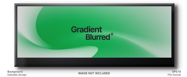 Vector gradient blur header abstract background