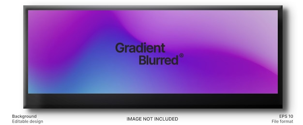 Gradient blur header abstract background