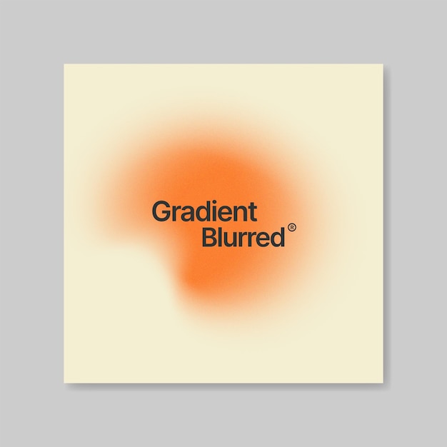 Gradient blur orange abstract background