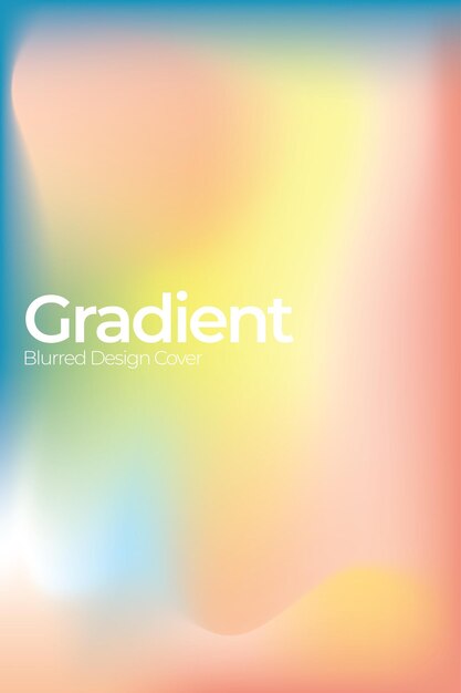 Vector gradient blurred background design