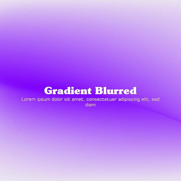 Gradient blurred background