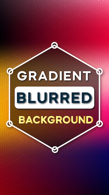 Vector gradient blurred background