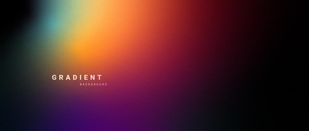 Gradient blurred colorful background