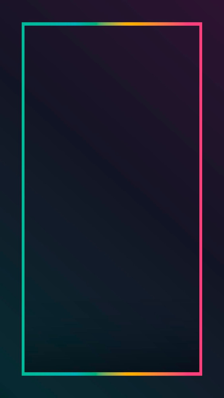 Vector gradient border black mobile phone wallpaper vector