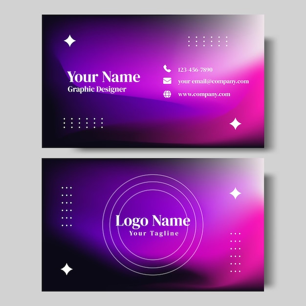 Gradient Business Card