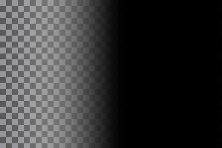 Vector gradient checkered background black transparent overlay dark fading effect abstract modern texture