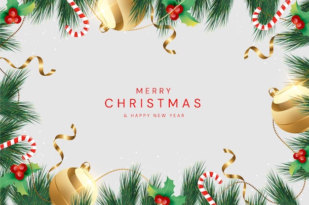 Vector gradient christmas background