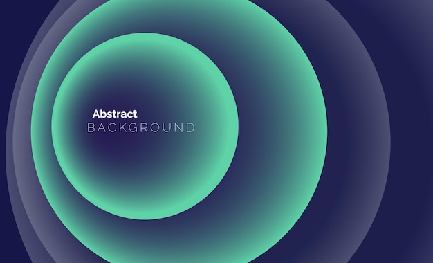 Gradient circle abstract background design