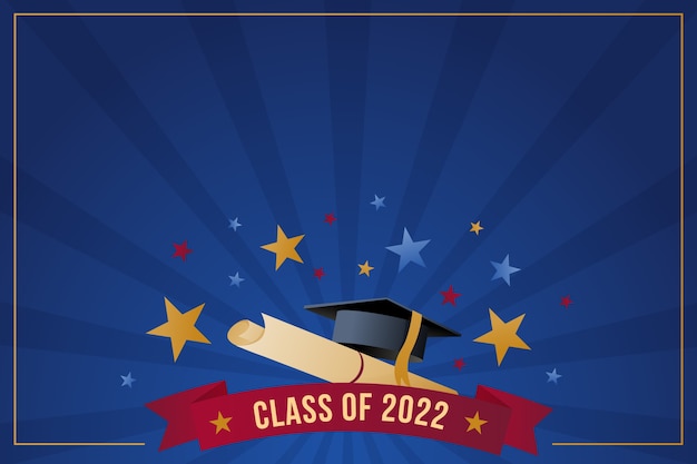 Vector gradient class of 2022 background