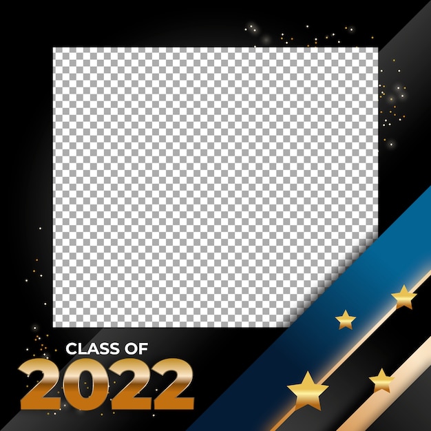 Gradient class of 2022 frame template