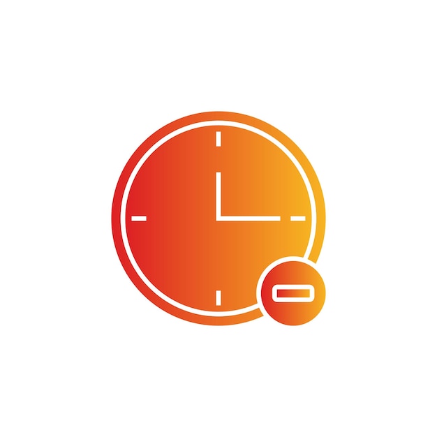 Gradient Clock Icon