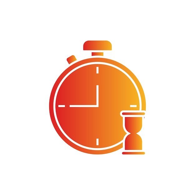 Gradient Clock Icon