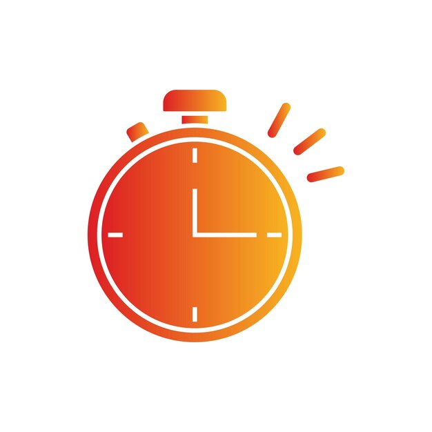 Gradient Clock Icon