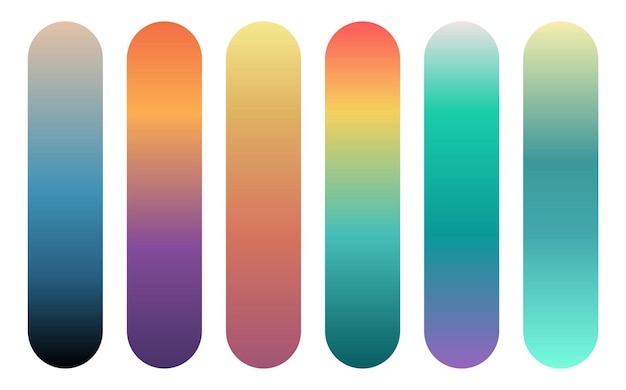 Vector gradient color background modern screen vector design for mobile app soft color gradients