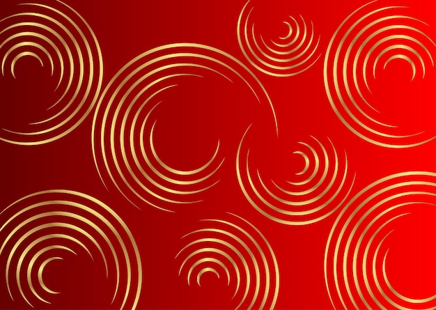 Gradient Color Background with Golden Circle Design