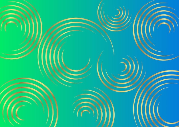 골든 서클 디자인으로 그라디언트 컬러 배경