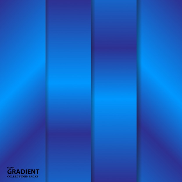 Gradient color collection pack-sjabloon