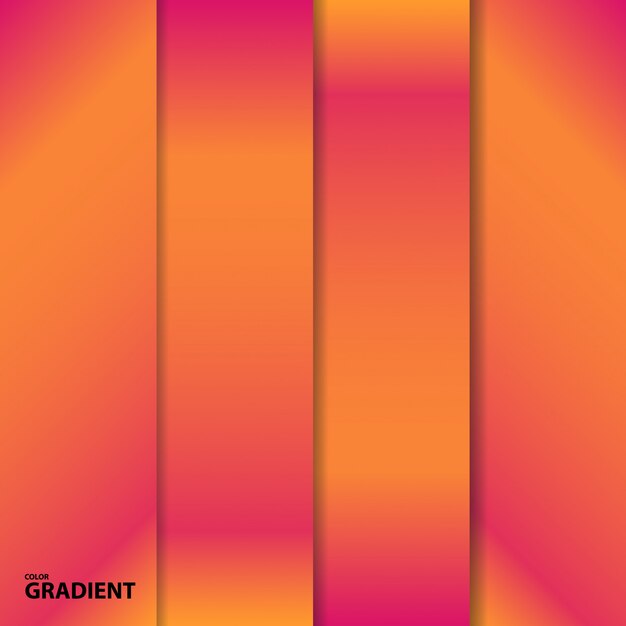 Gradient Color Collection Pack-sjabloon