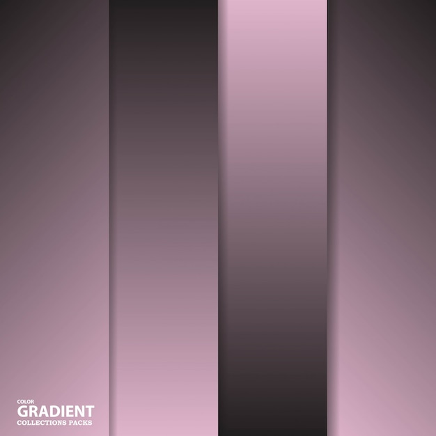 Gradient color collection pack-sjabloon