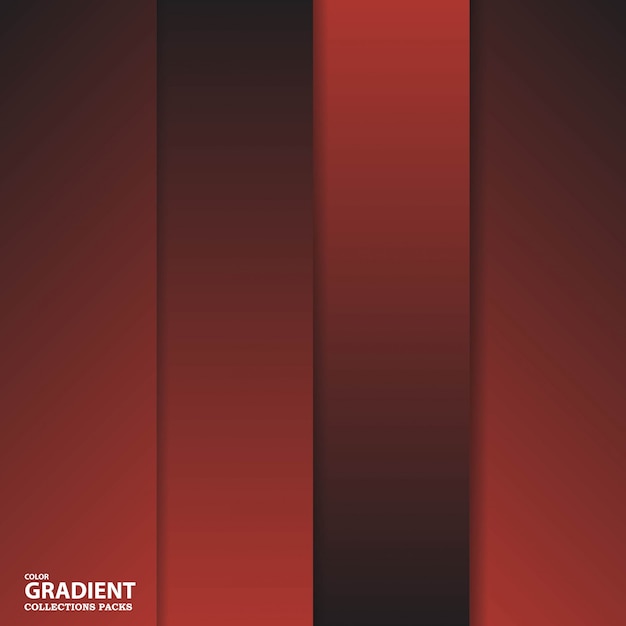 Gradient color collection pack template