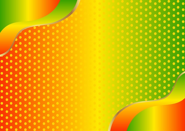 Gradient color corner with striking golden outlines on gradient background