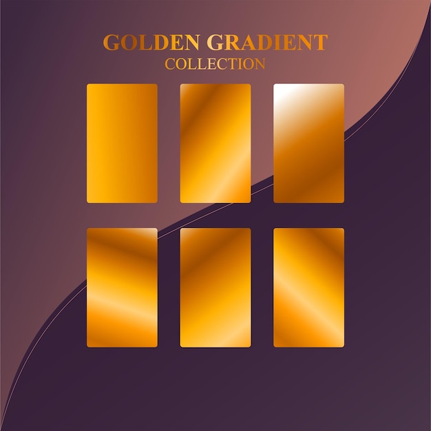 gradient color palette with vector elements