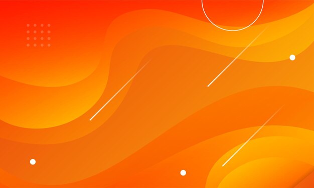 gradient color yellow orange liquid abstract background