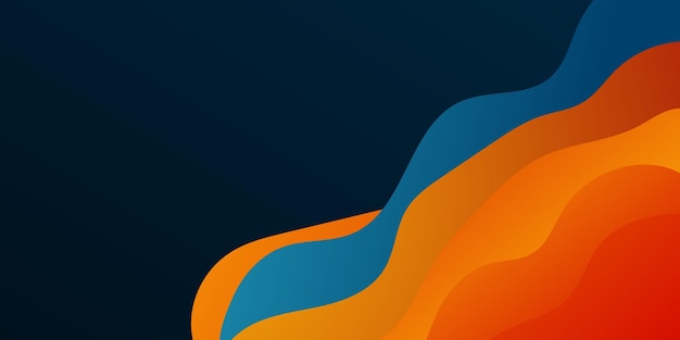 Gradient colorful abstract background