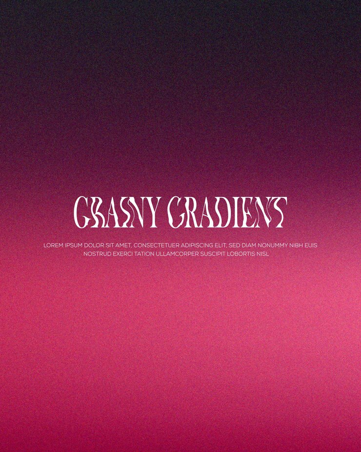 Vector gradient colorful gradient grainy background