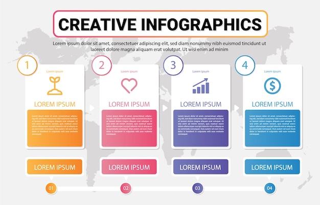 Gradient Creative Infographic Concept