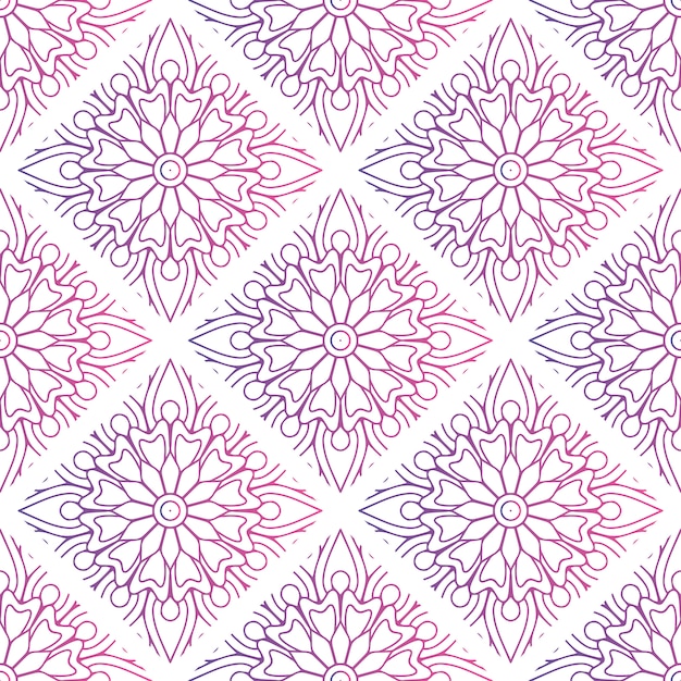 gradient decorative mandala pattern