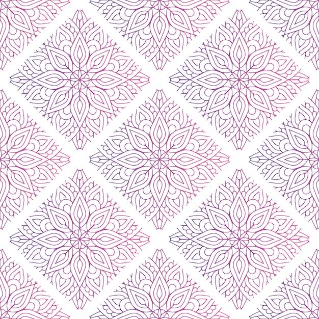 gradient decorative mandala pattern