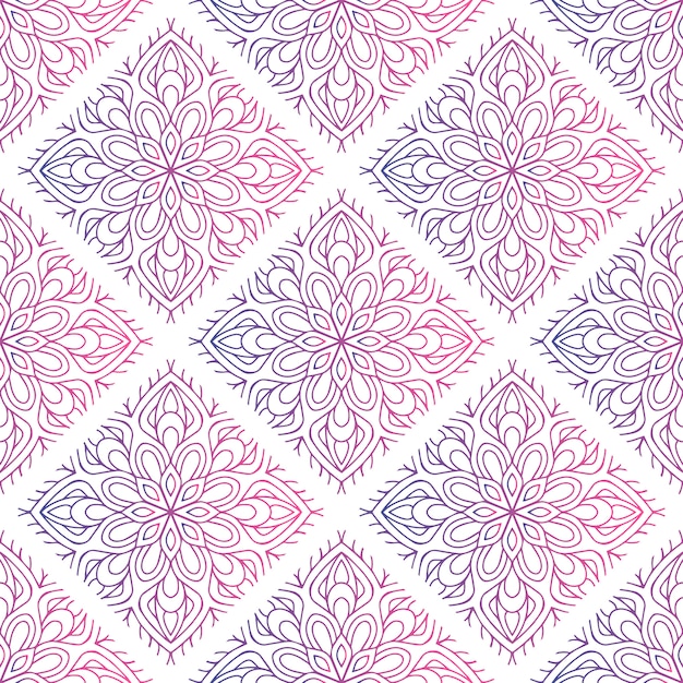 gradient decorative mandala pattern