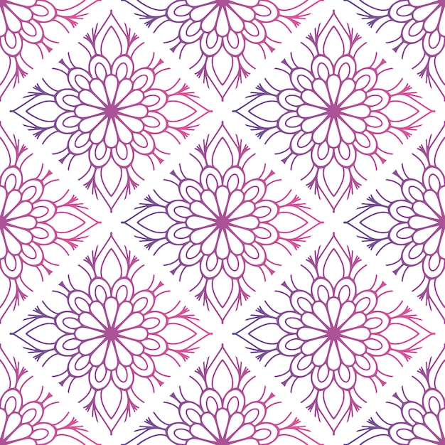 gradient decorative mandala pattern