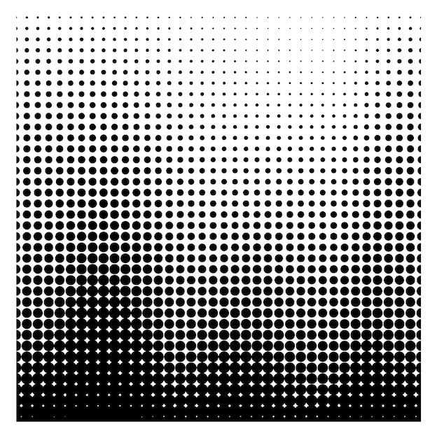 Gradient dot pattern Fading halftone stipple noise Vector illustration