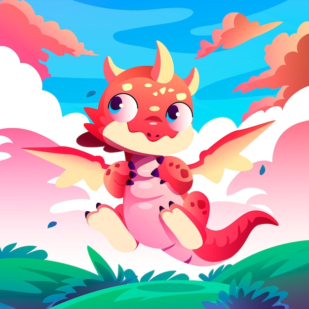 グラディエントドラゴンのイラスト