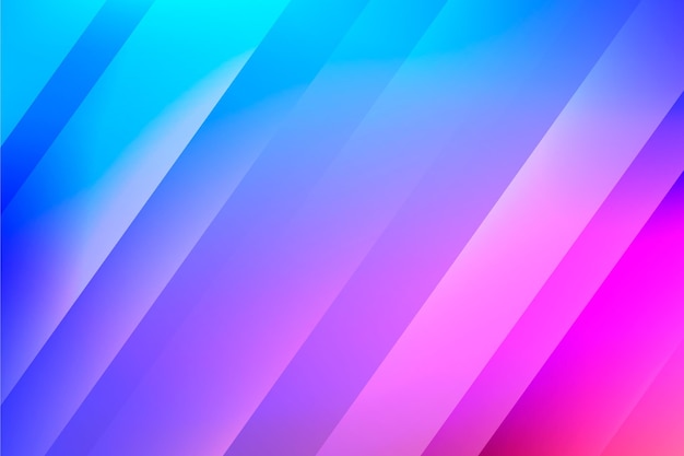 Free Vector | Gradient blue dynamic lines background